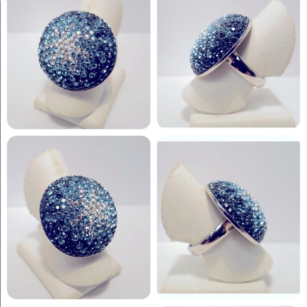 Chelsea Taylor Ombré Sunburst Ring